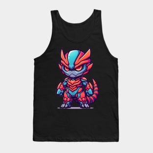 Chibi mecha kaiju armor Tank Top